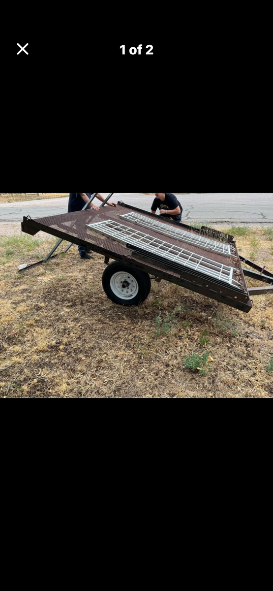 8’x8’ trailer with ramps