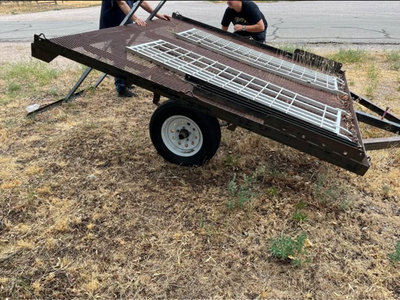 8’x8’ trailer with ramps