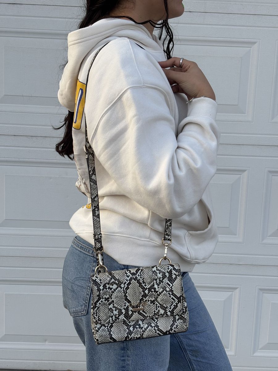 Guess snakeskin purse