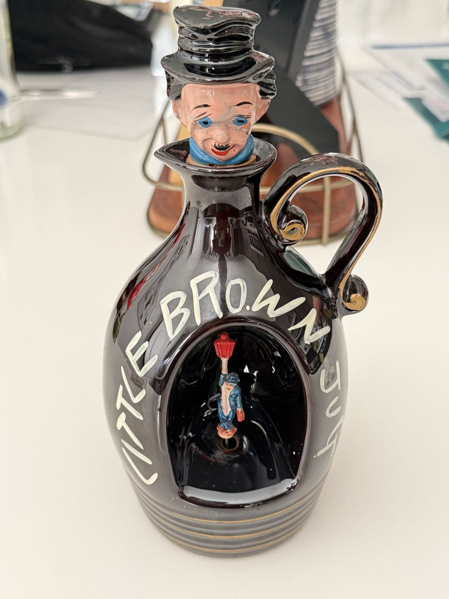APEX “Little Brown Jug” Musical Decanter