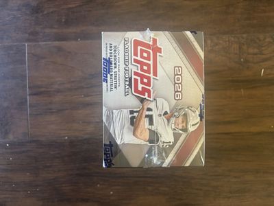 2026 Topps Flagship Football Trading Card Box Factory Sealed