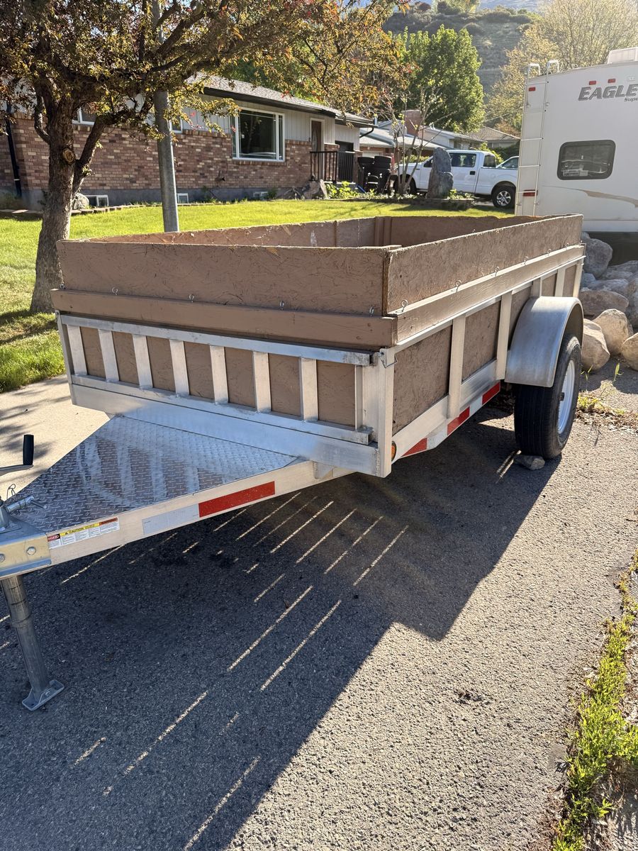 5 x 10 Aluminum Utility Trailer with Ramps