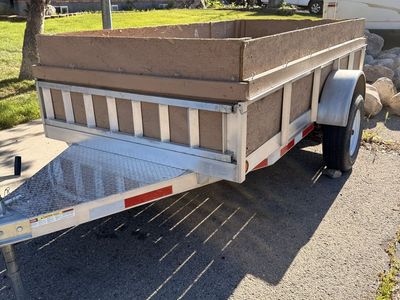 5 x 10 Aluminum Utility Trailer with Ramps