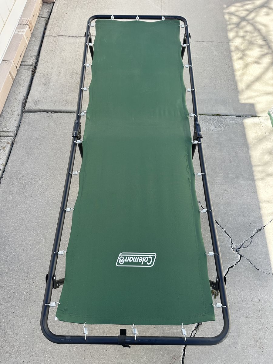 Coleman Camping Cot bed with Soft Pad