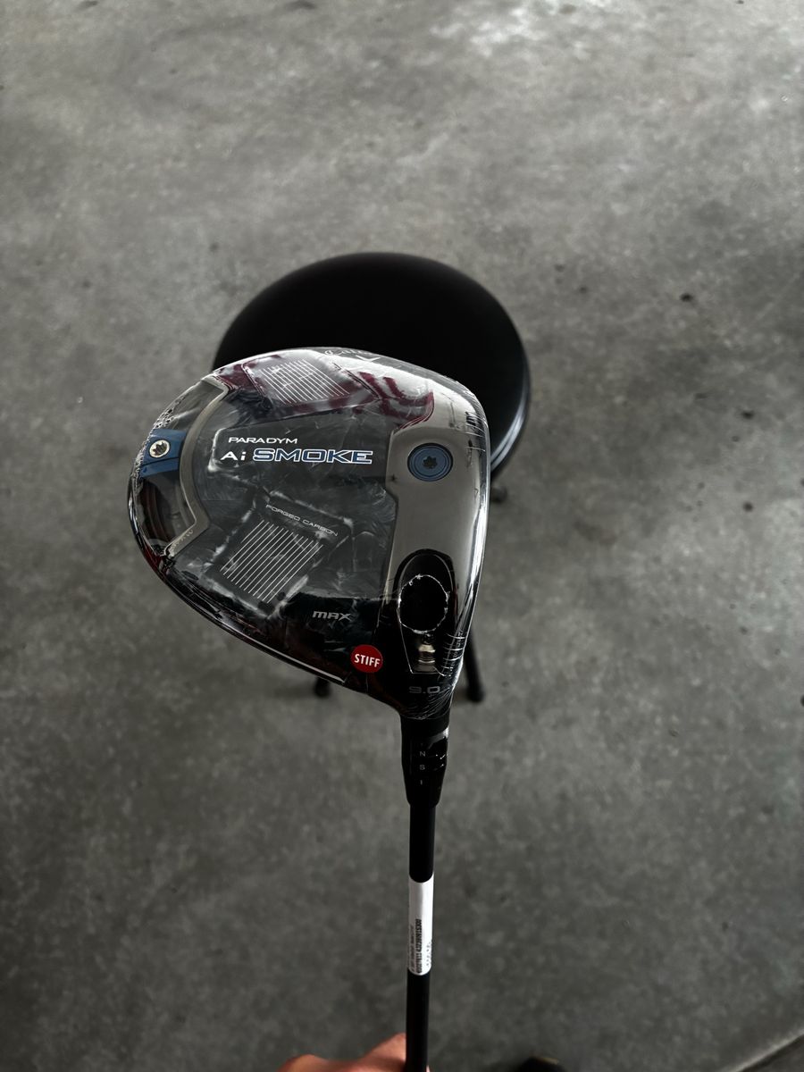 Brand New Callaway Paradym Ai Smoke MAX Driver 9.0° - Stiff Flex