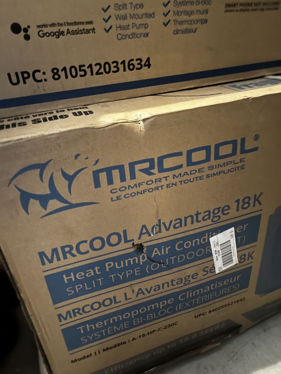 MRCOOL Advantage 18K BTU Mini Split Heat Pump Air Conditioner (A-18-HP-C-230C)