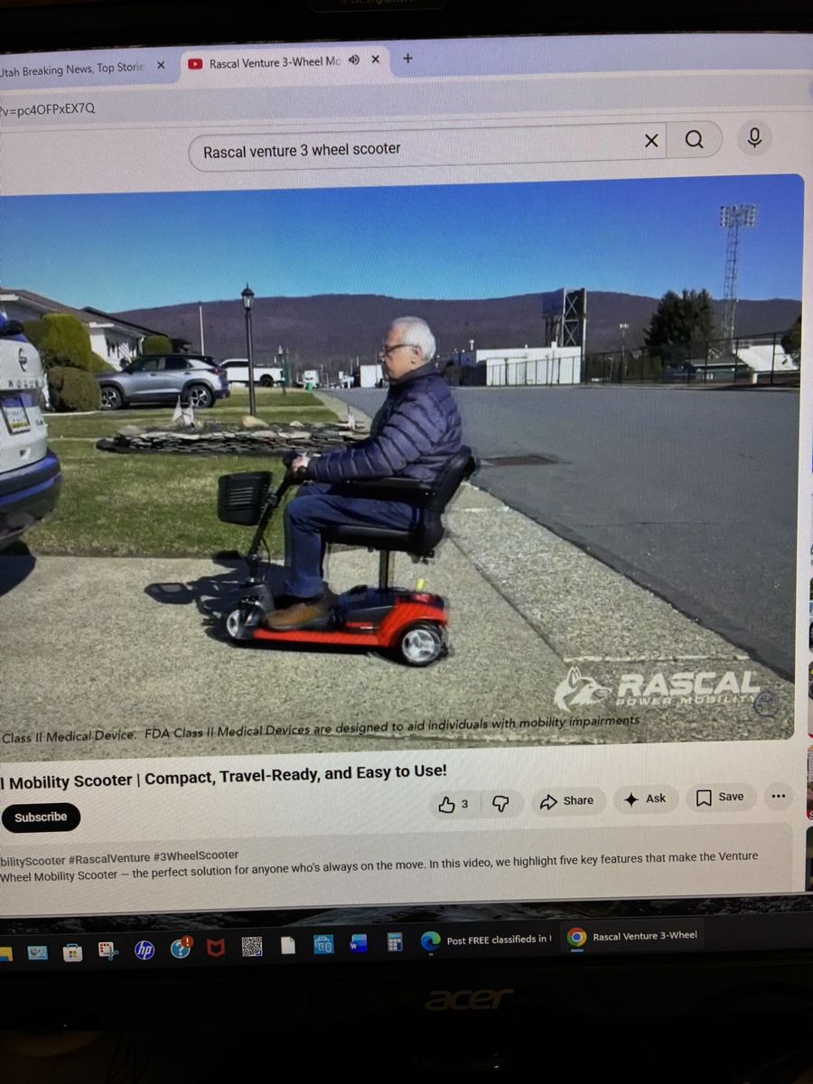 Rascal Venture 3-Wheel Scooter