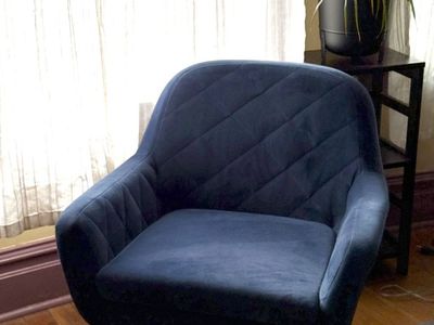 Blue Velvet Chair