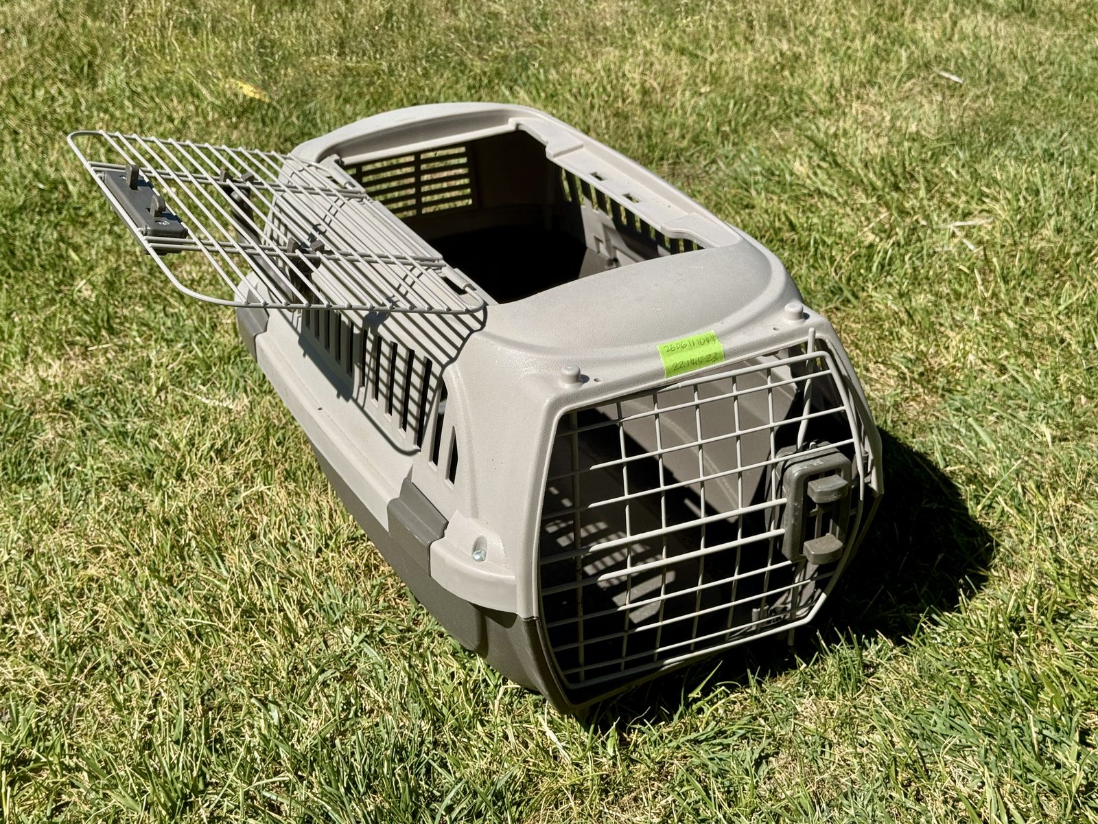 Whisker City 2-Door Top-Load Pet Carrier for Cats and Small Dogs