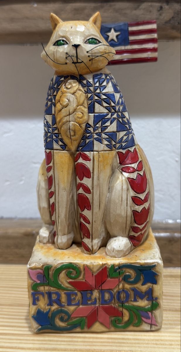 Jim Shore Freedom Cat