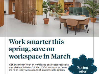 Come Office with us Today! First Month FREE