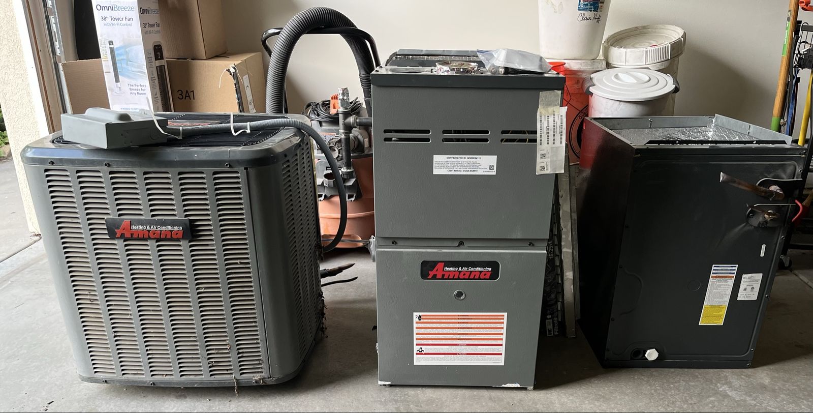 Furnace and air conditioner 