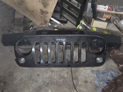 Stock grill and bumper for 2015 Jeep Wrangler