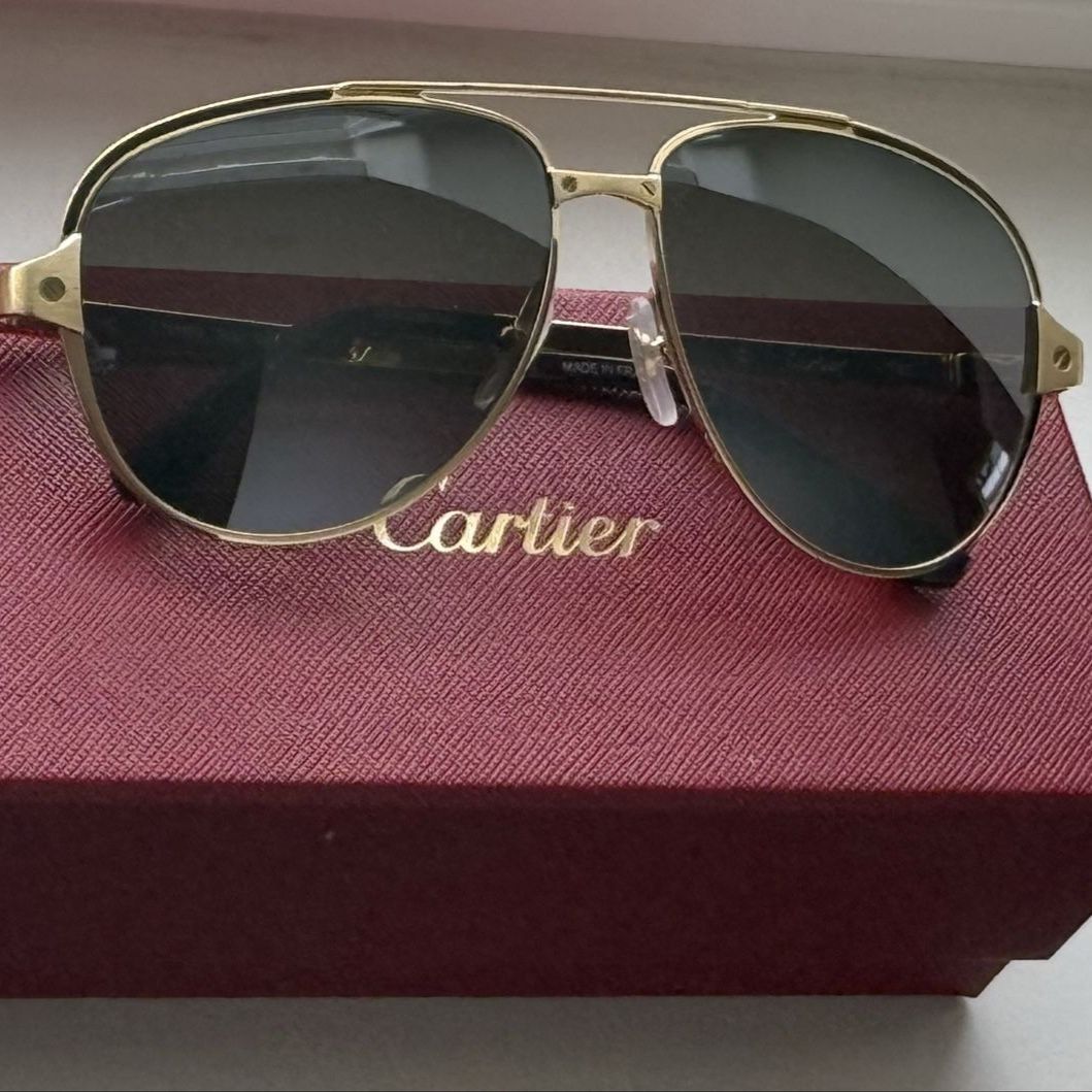 Santos de Cartier Aviator Sunglasses