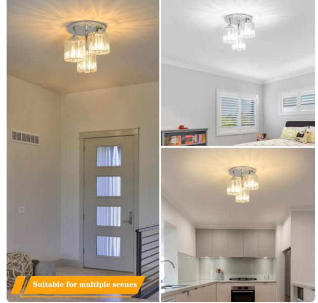 Crystal Ceiling Light