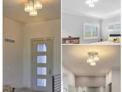 Crystal Ceiling Light