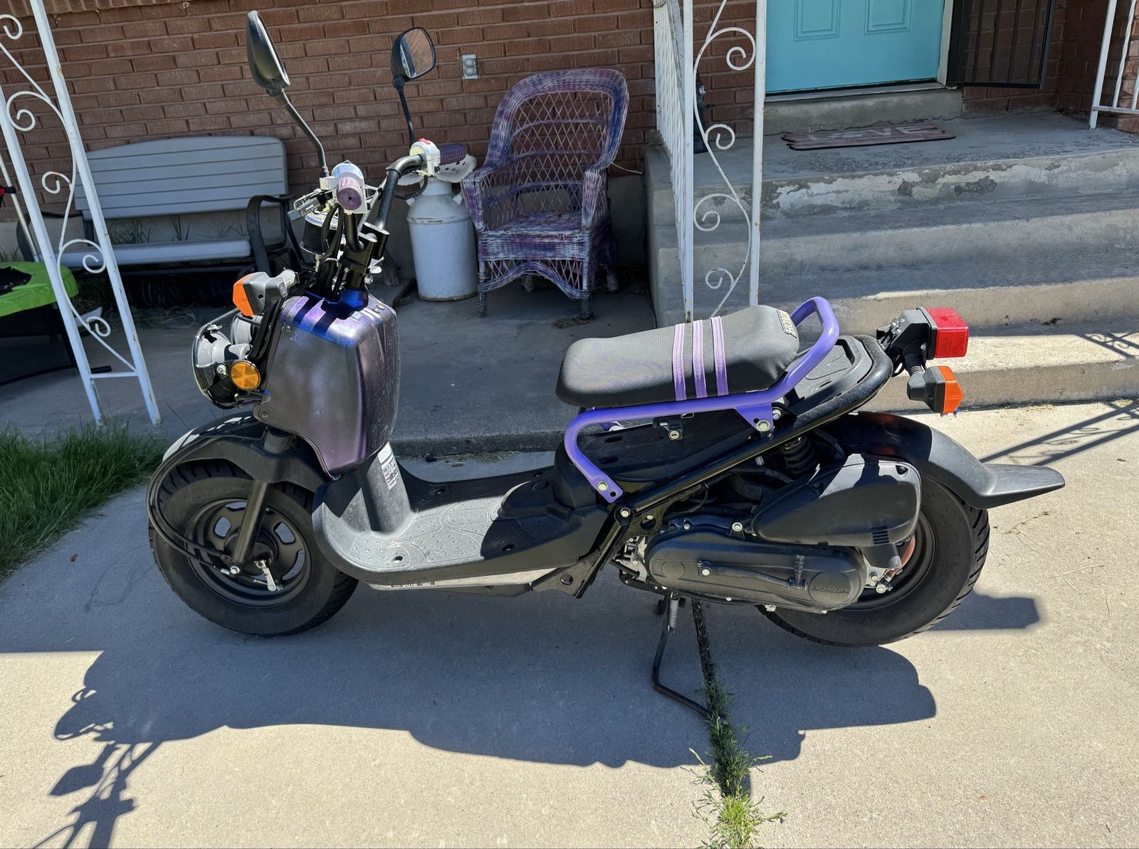 2018 Honda Ruckus Scooter - Custom Purple Accents, Upgraded Carb/Ignition, LED Lights
