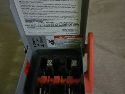 Siemens GNF221A 30A Non-Fusible General Duty Safety Switch 240VAC/250VDC 10 HP