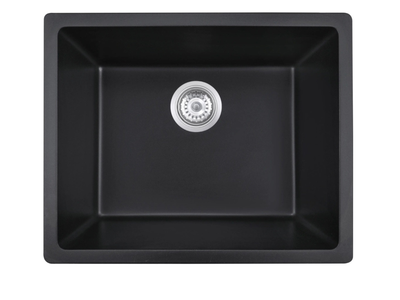 18" x 18" x 9" Black Quartz sink made sink