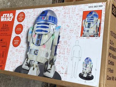 Star Wars 3.5 ft Animated LED R2-D2 Christmas Decoration with Motion & Sound Effects