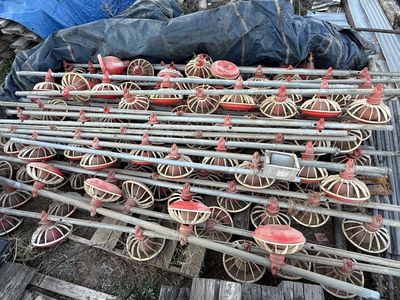 Chore-Time auger floor feeder