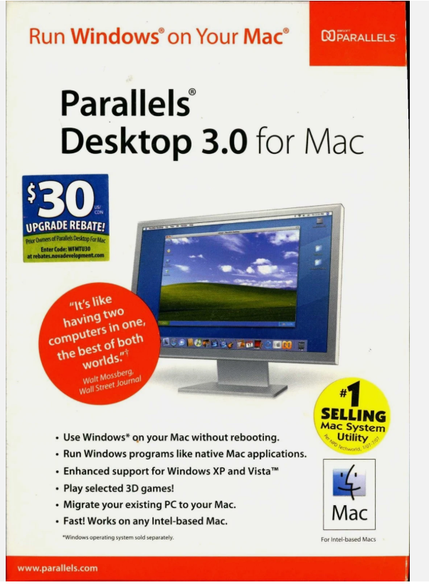Parellels New Desk Top 3.0 for Mac