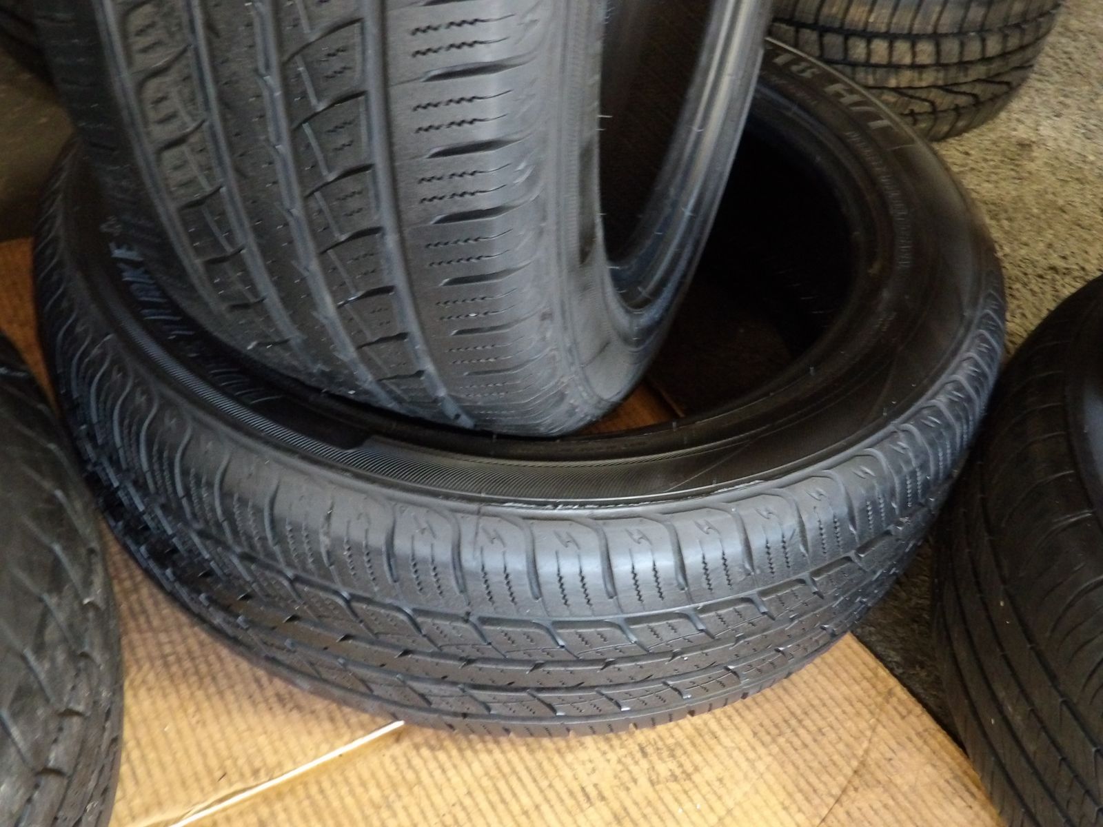 225/55R19 WESTLAKE RADIAL SU318 PAIR OF TWO USED TIRES