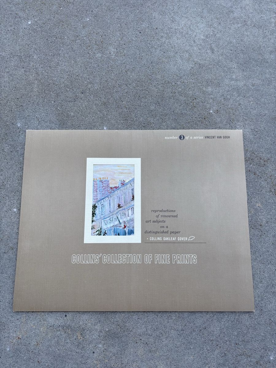 Collins Collection of Fine Prints Number 3 Vincent Van Gogh Reproductions