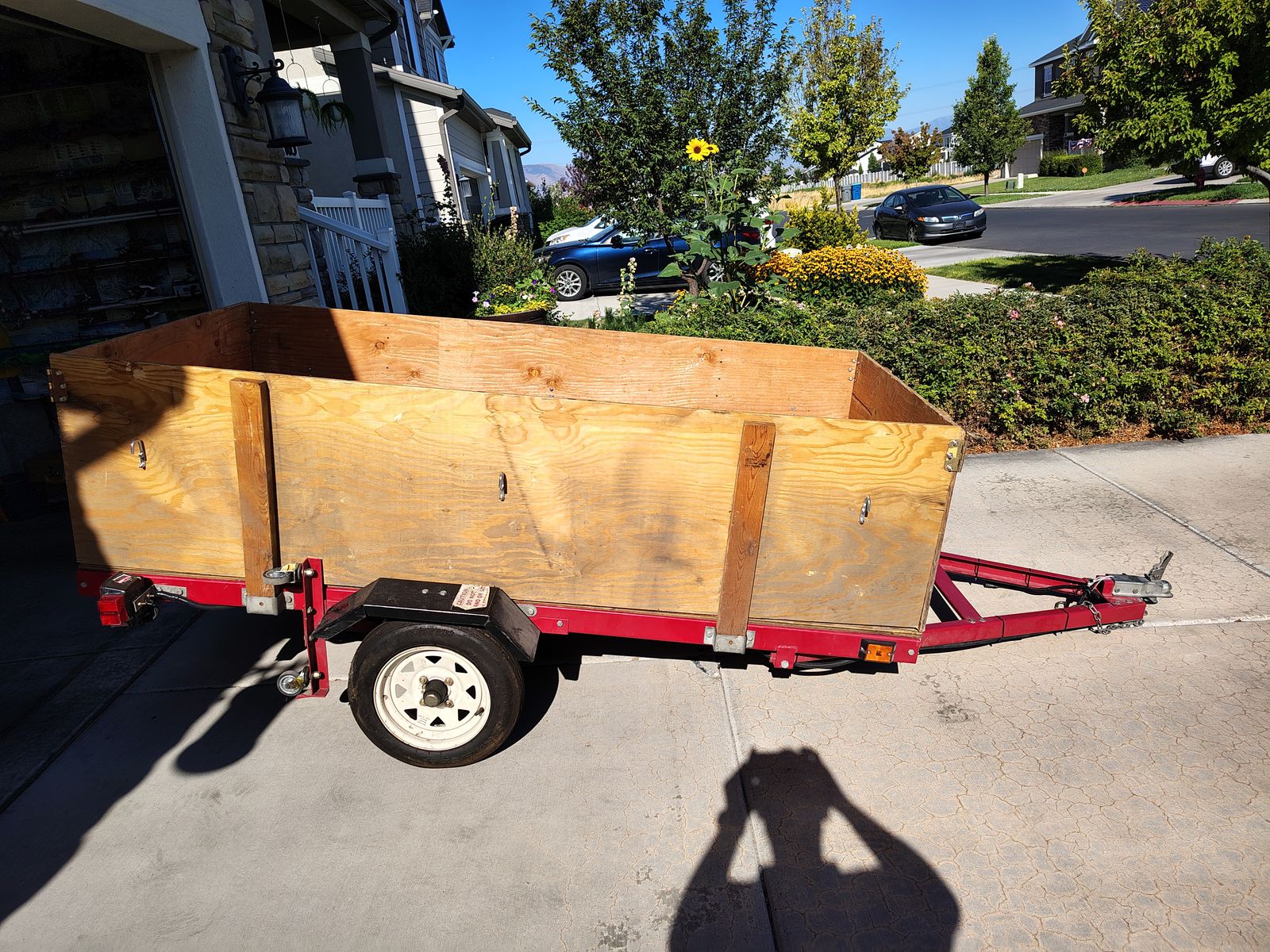 4x8 Folding Utility Trailer