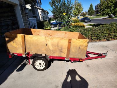 4x8 Folding Utility Trailer