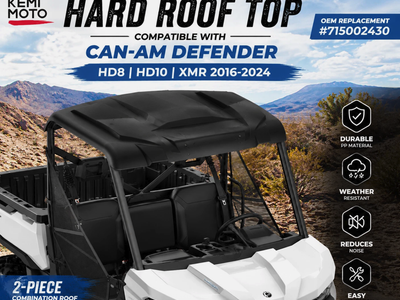 Kemimoto Hard Roof Top Can Am Defender HD8 HD10 XMR 2016-2024 Roof 715002430