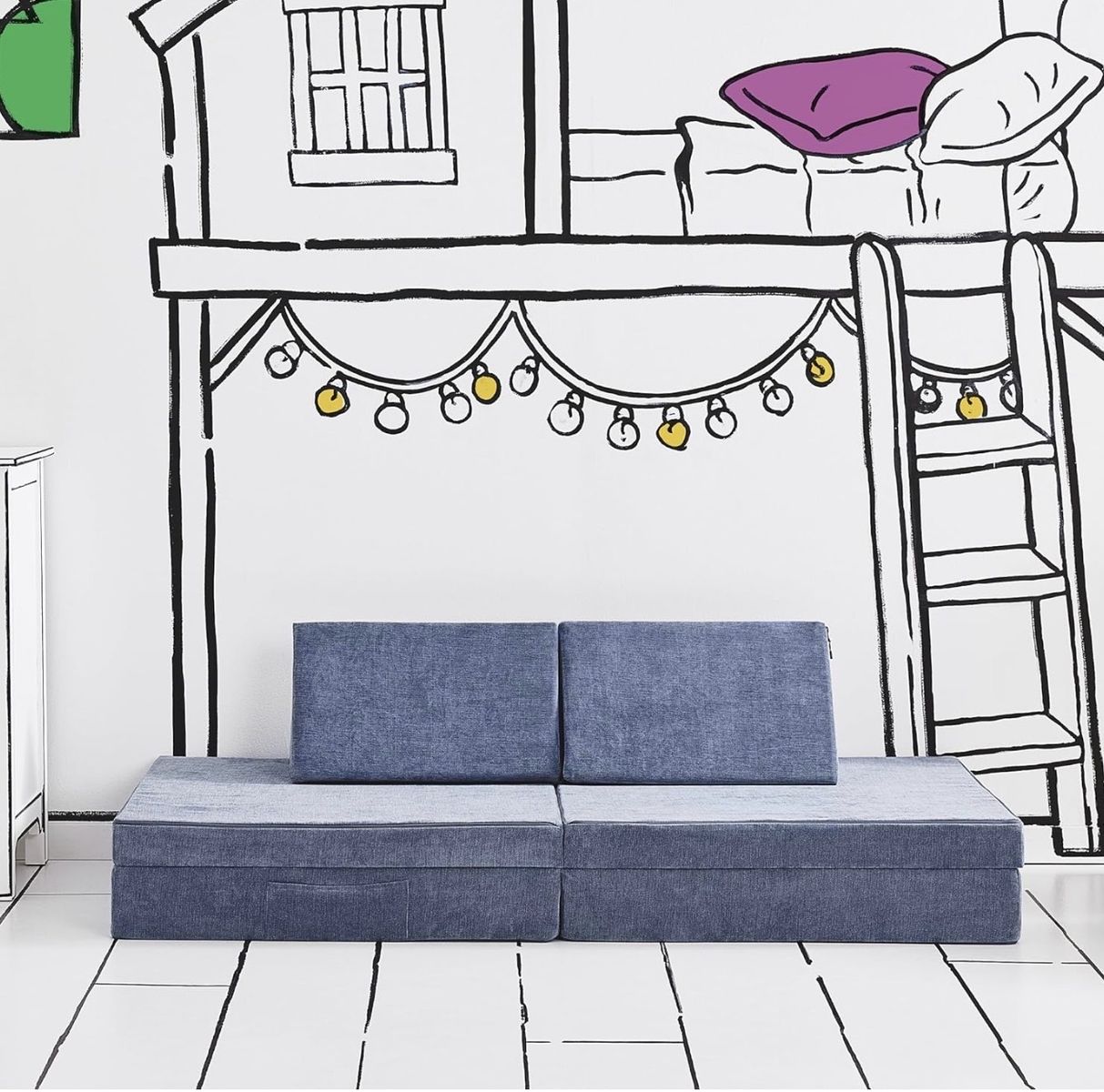 New. Convertible Kids Foam Couch Foam Blocks