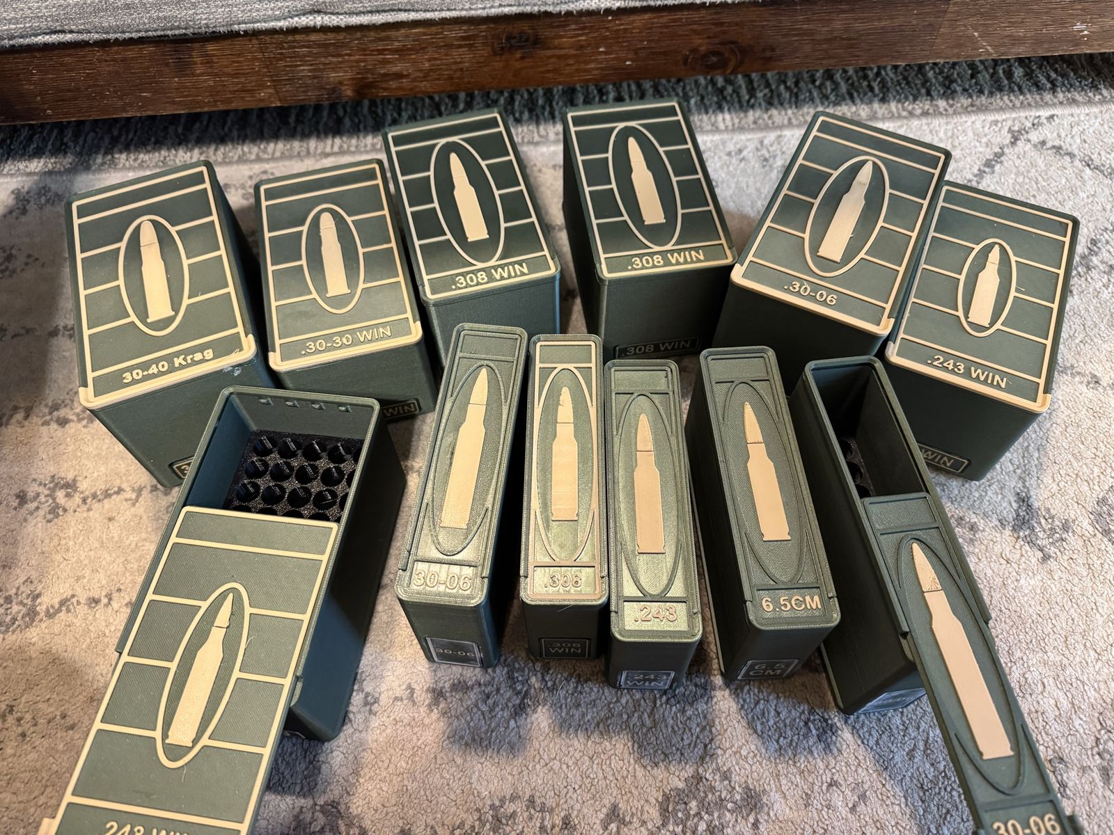 3D printed ammo boxes