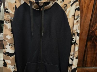 Nike Dri-Fit Men's Full-Zip Hoodie Black Camo Size M with Tags
