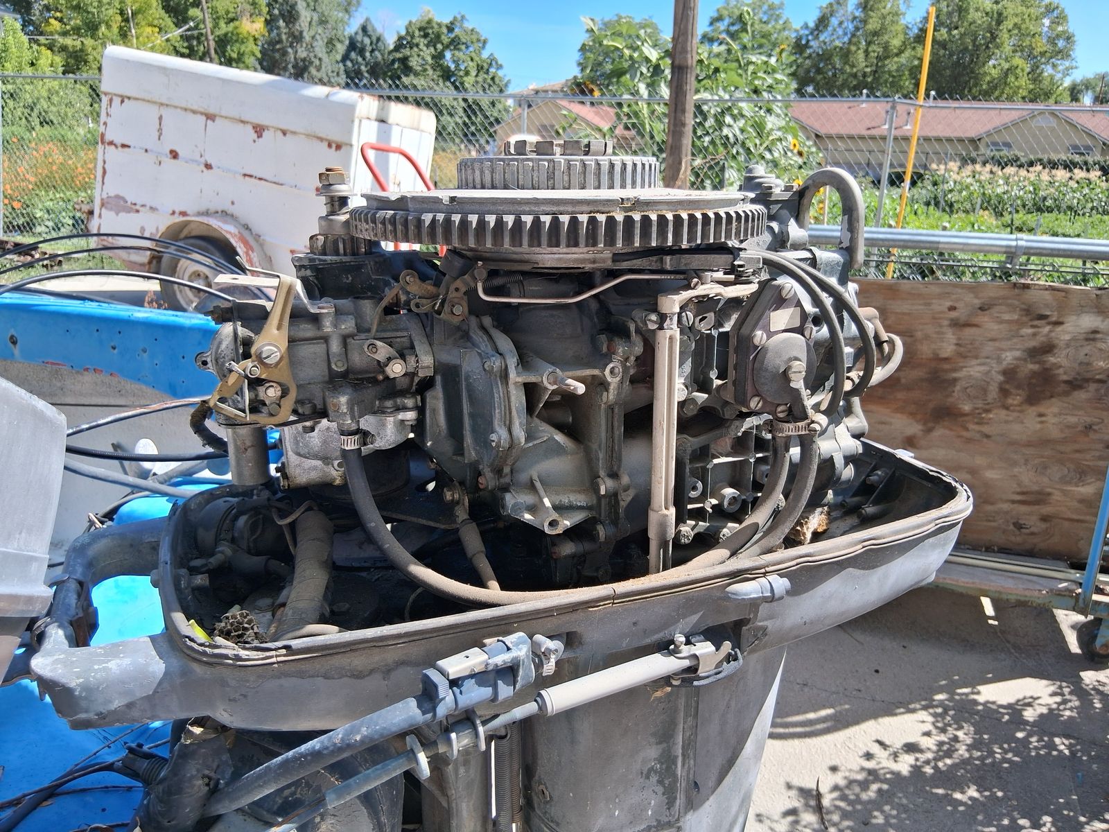 Boat with trailer $300