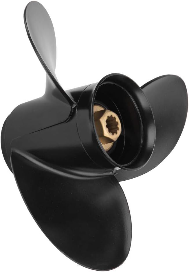 Upgrade Aluminum Boat Outboard Motor Propeller for Engines 9.9/15/18/20/25HP RH
