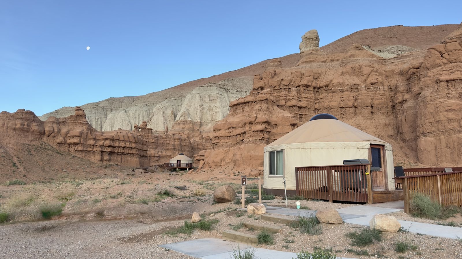 One night stay at amazing Goblin Valley yurt June 9
