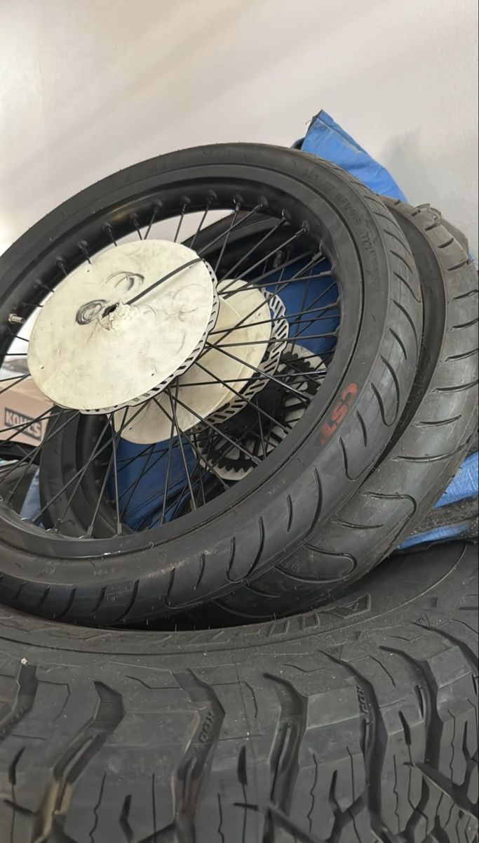 Brand new supermoto wheels for surron