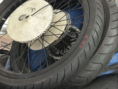 Brand new supermoto wheels for surron