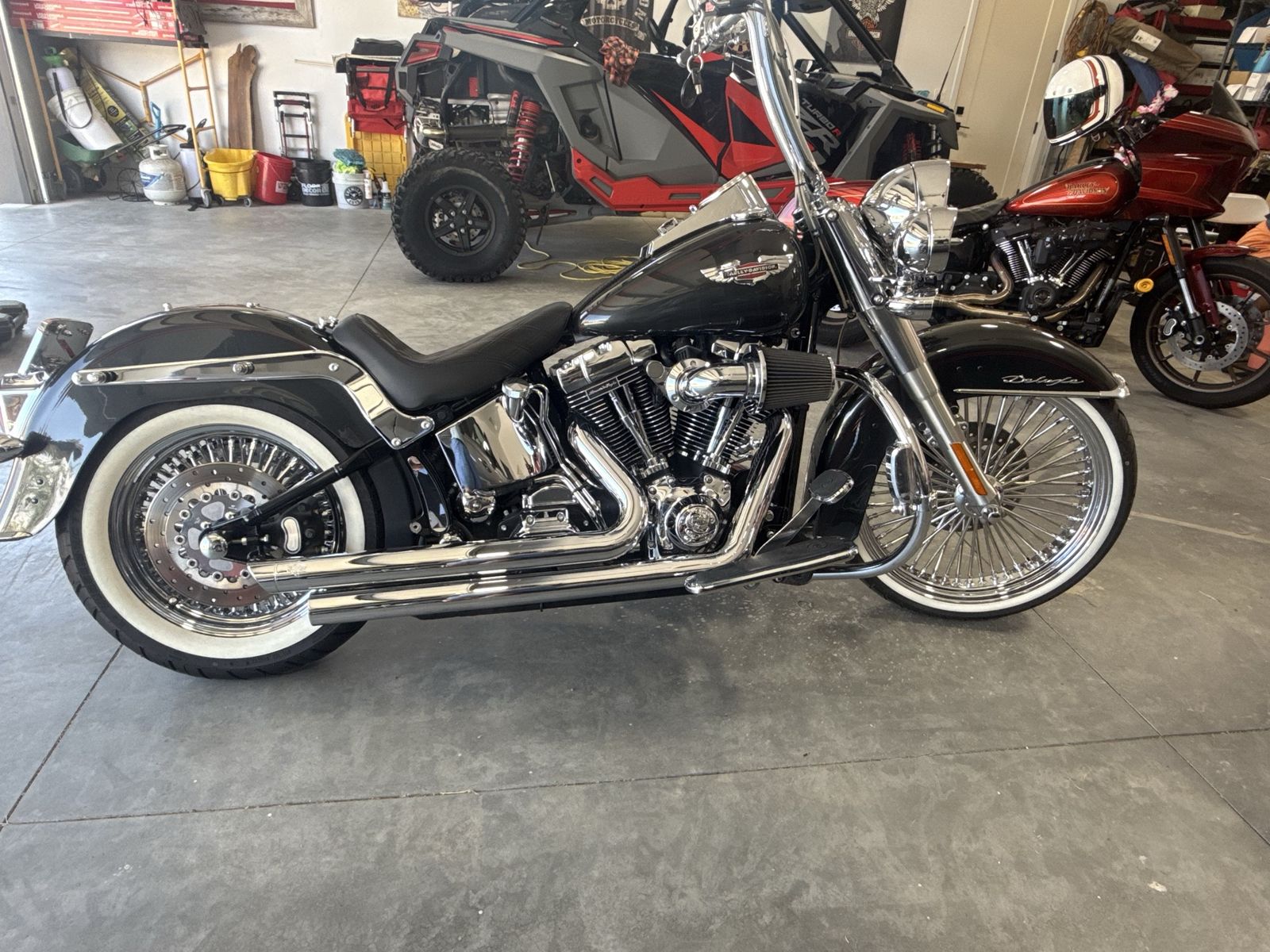 Harley Davidson Deluxe Motorcycle Used Good Condition