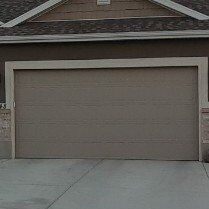 Used Garage Door with motor and Remote