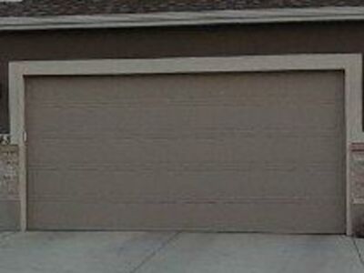 Used Garage Door with motor and Remote