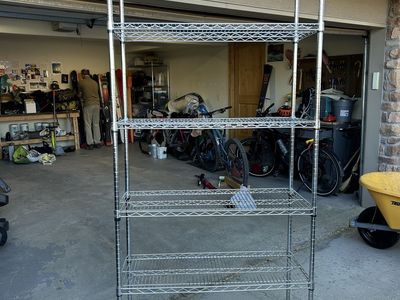 Wire shelving