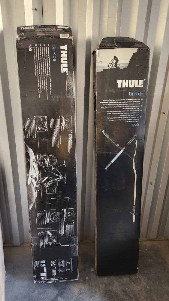 NEW - TWO THULE UpRide roof-top bike racks