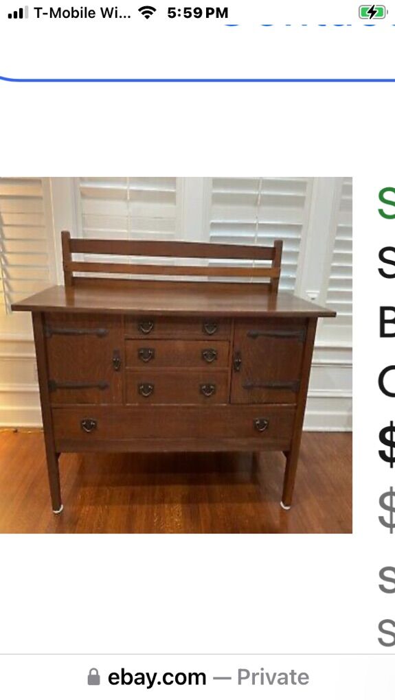 Antique Stickley Sideboard