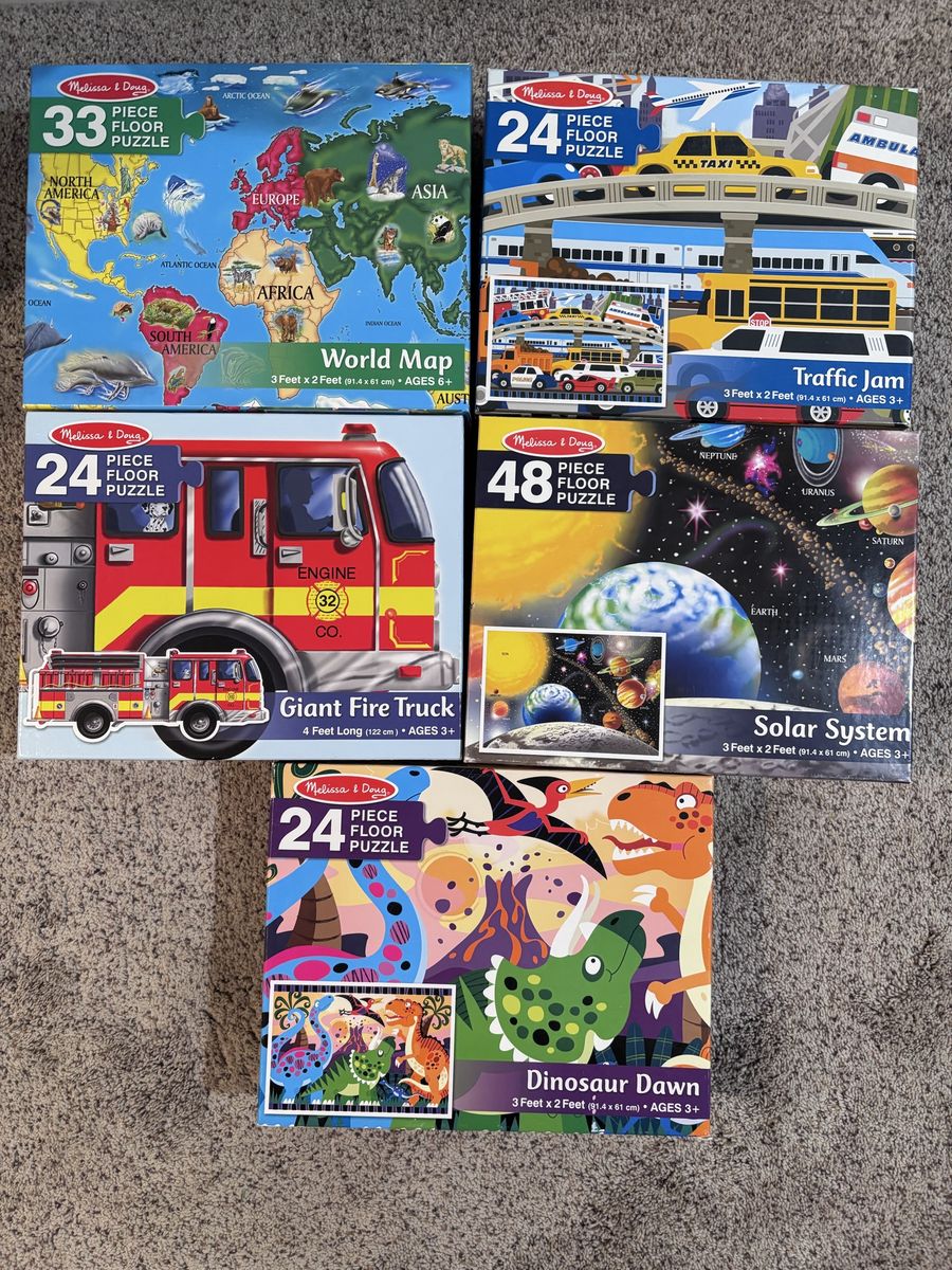 5 M&D Floor Puzzles