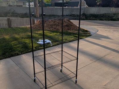 Seville Classics UltraDurable 5-Tier NSF Steel Shelving Rack with Wheels