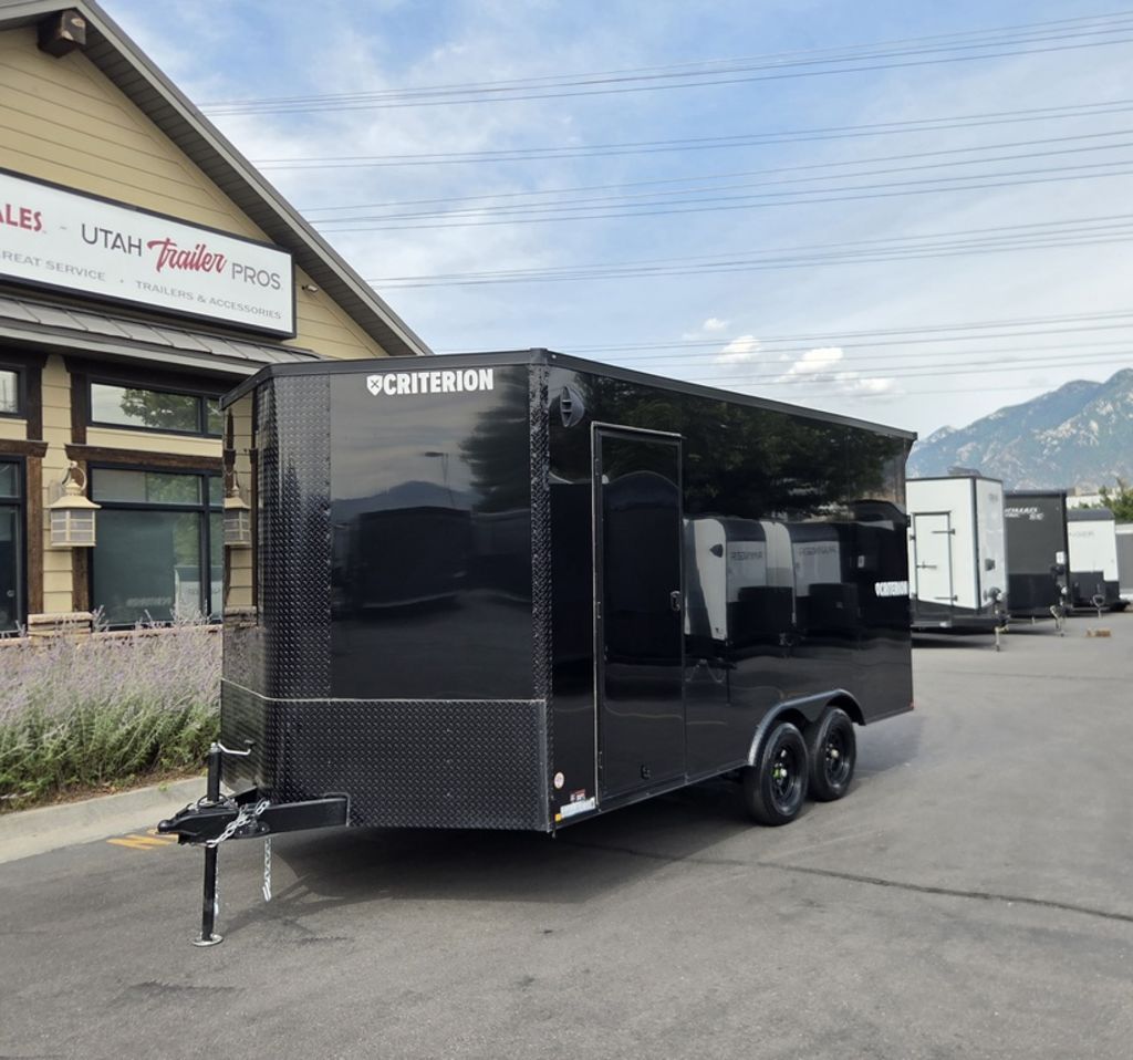 2027 Criterion 8x16 / 8.5x16 .080 Aluminum Exterior Enclosed Cargo Trailer New