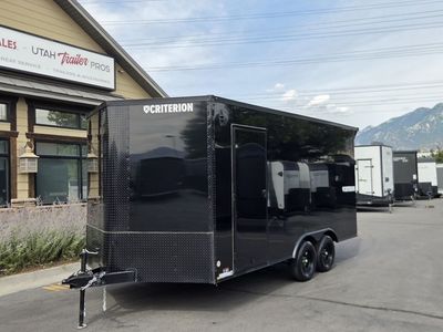 2027 Criterion 8x16 / 8.5x16 .080 Aluminum Exterior Enclosed Cargo Trailer New