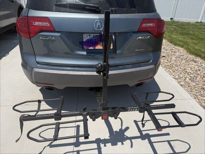 Aventon Hitch Mounted Platform Bike Rack - Carries 2 Bikes, Universal Fit